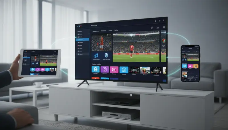 Funciones principales de vip xtream iptv player