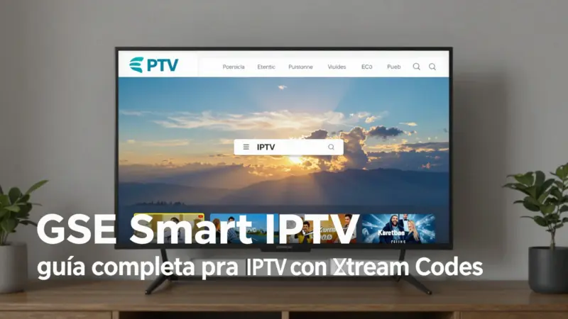 GSE Smart IPTV: guía completa para IPTV con Xtream Codes