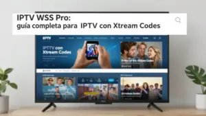 IPTV WSS Pro: guía completa para IPTV con Xtream Codes